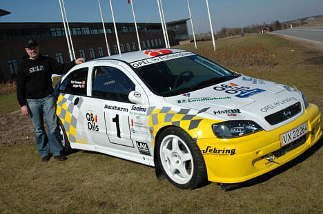 Jørgen Vej håber på en god placering i Dantherm Rally i Skive. (Foto: Morten Alstrup)